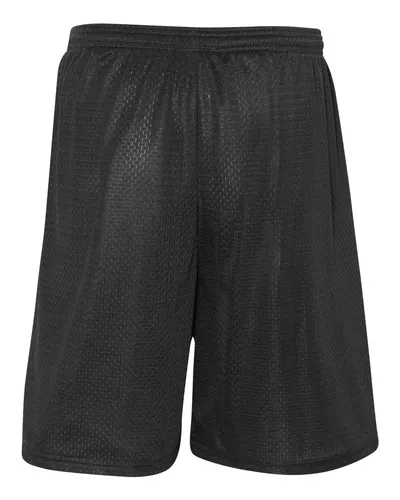 C2 Sport C2 Sport Men's Mesh 9" Shorts in Black, back view