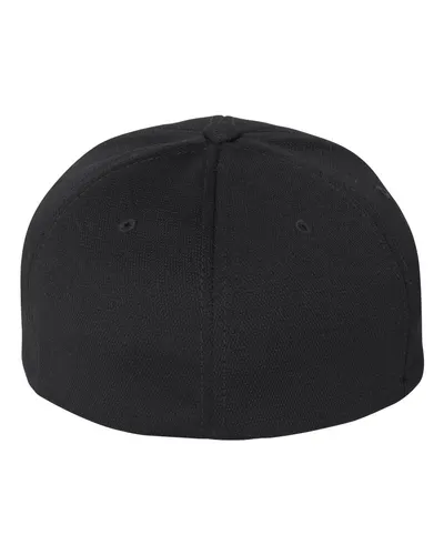 Flexfit Flexfit Cool & Dry Sport Cap in Black, back view