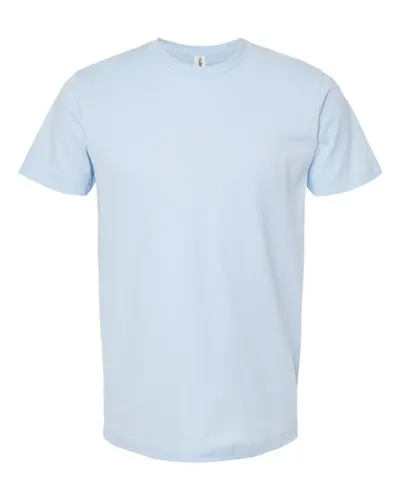 M&O M&O Fine Jersey T-Shirt in Baby Blue, front view