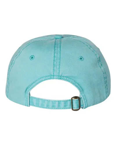 Valucap Valucap Pigment-Dyed Cap in Aqua, back view