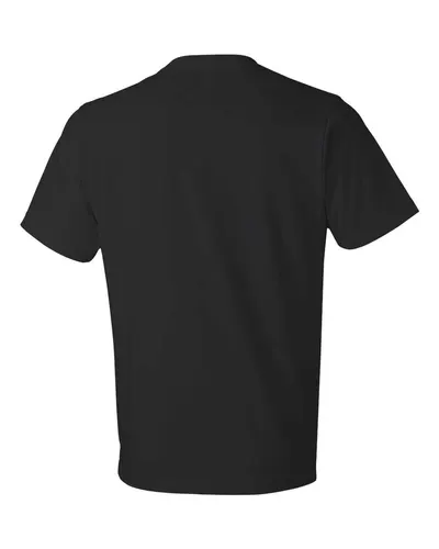 Gildan Gildan Unisex Softstyle® Lightweight T-Shirt in Black, back view