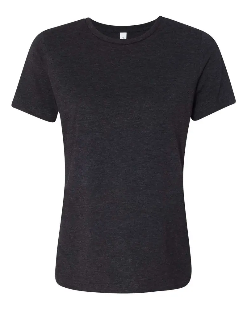 BELLA + CANVAS BELLA + CANVAS Women’s Relaxed Fit Triblend Tee — Charcoal Black Triblend