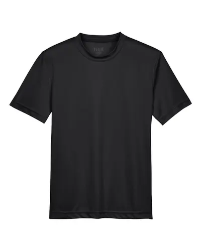 Team 365 Team 365 Youth Zone Performance T-Shirt in Black, front view