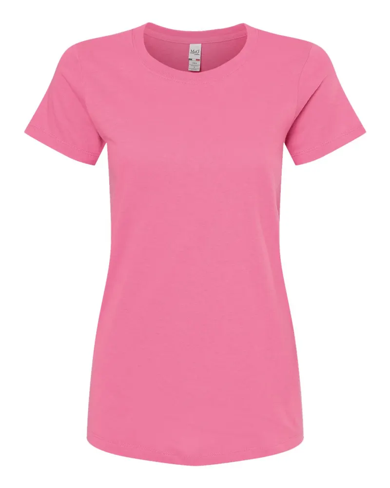 M&O M&O Women's Gold Soft Touch T-Shirt — Azalea