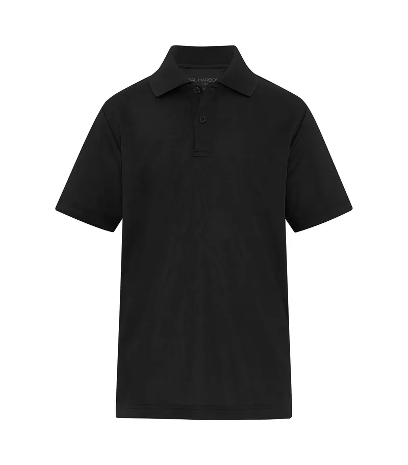 Coal Harbour® COAL HARBOUR® EVERYDAY SNAG RESISTANT YOUTH POLO — Black