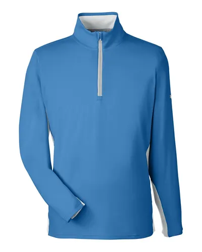 Puma Golf Puma Golf Men's Gamer Golf Quarter-Zip Pullover in Bright Cobalt, front view