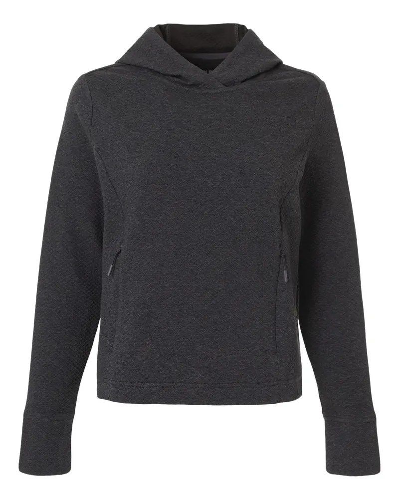 North End North End Women's Spirit Textured Hooded Pullover — Black Heather