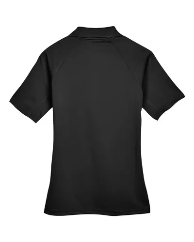 Harriton Harriton Women's Advantage Tactical Polo in Black, back view