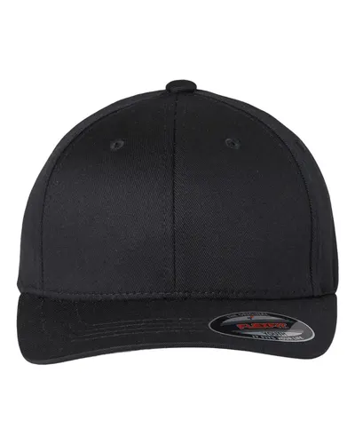 Flexfit Flexfit Youth Cotton Blend Cap in Black, front view