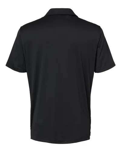 Adidas Adidas Men's 3-Stripes Chest Polo in Black/ White, back view