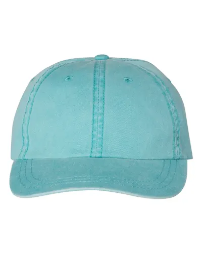 Valucap Valucap Pigment-Dyed Cap in Aqua, front view