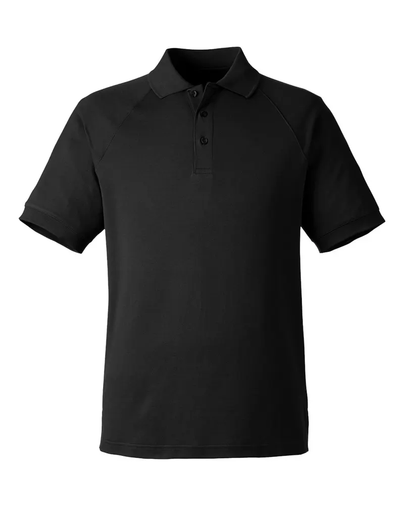 Harriton Harriton Men's Charge Snag and Soil Protect Polo — Black
