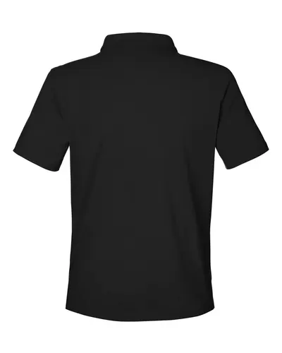 Devon & Jones Devon & Jones Women's Raleigh Stretch Polo in Black, back view