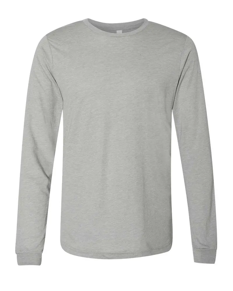 BELLA + CANVAS BELLA + CANVAS Unisex Triblend Long Sleeve Tee — Athletic Grey Triblend