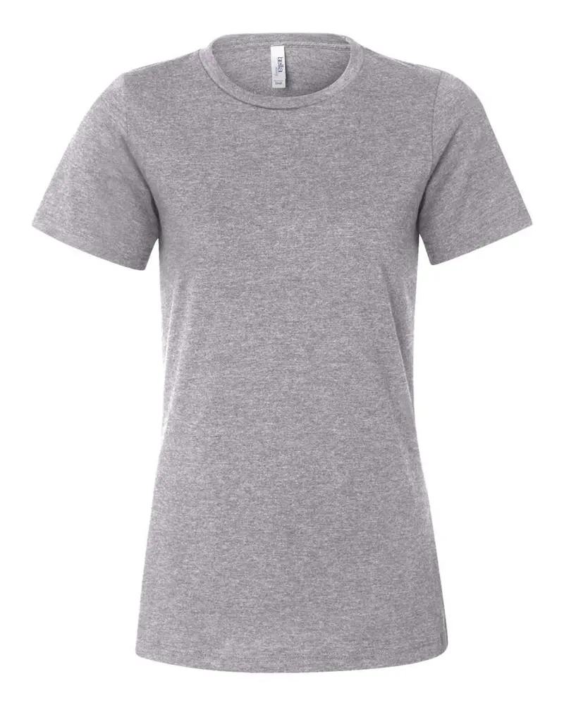 BELLA + CANVAS BELLA + CANVAS Women’s Relaxed Fit Heather CVC Tee — Athletic Heather