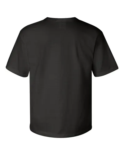 Champion Champion Unisex Heritage Jersey T-Shirt in Black, back view