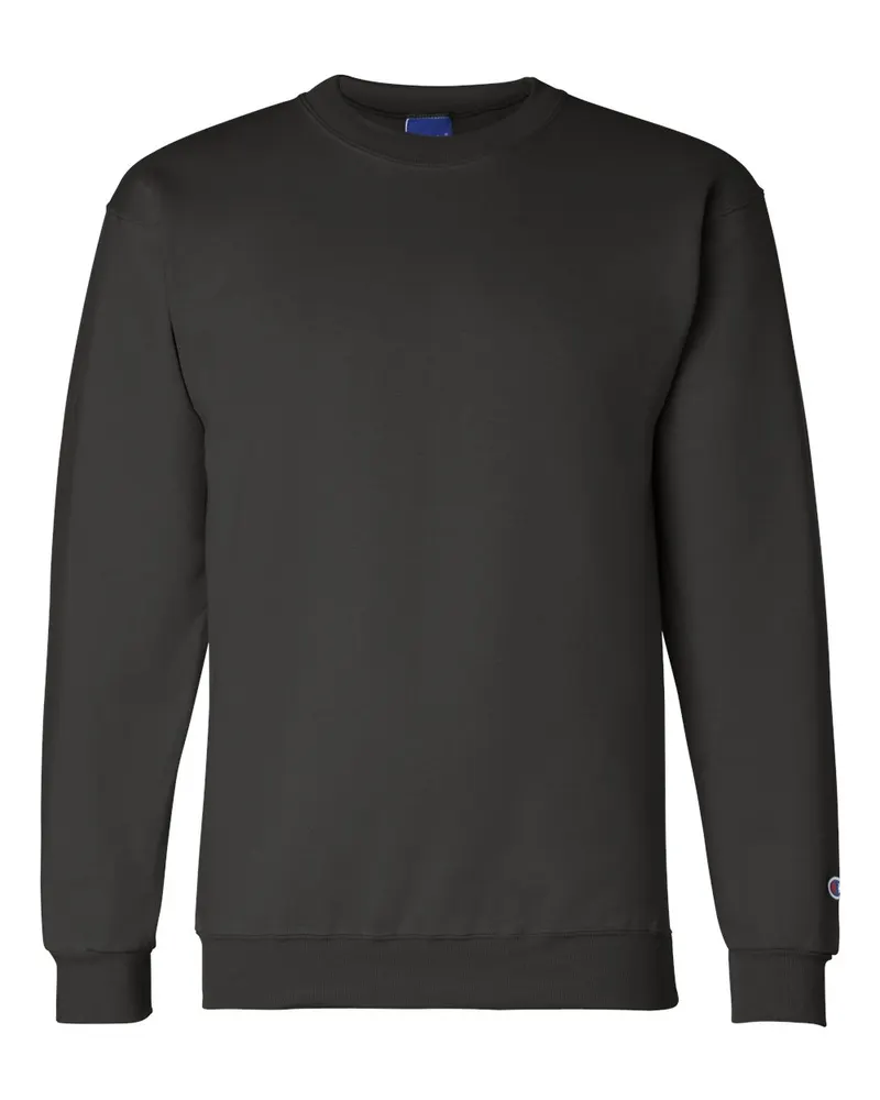 Champion Champion Unisex Powerblend® Crewneck Sweatshirt — Black