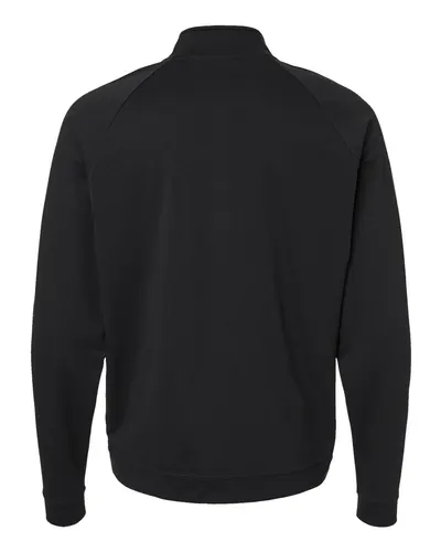 Adidas Adidas Men's Club Quarter-Zip Pullover in Black, back view