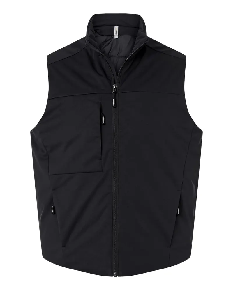 CORE365 CORE365 Unisex Techno Lite Flat-Fill Insulated Vest — Black