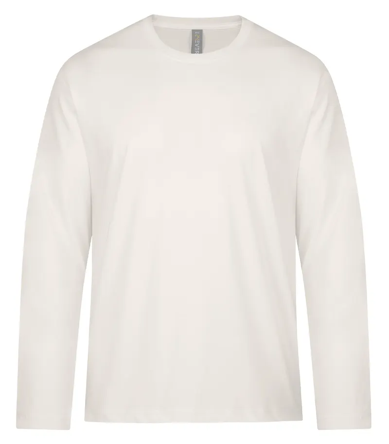 ATC 24EVER™ ATC 24EVER™ RING SPUN COTTON LONG SLEEVE TEE — Antique White