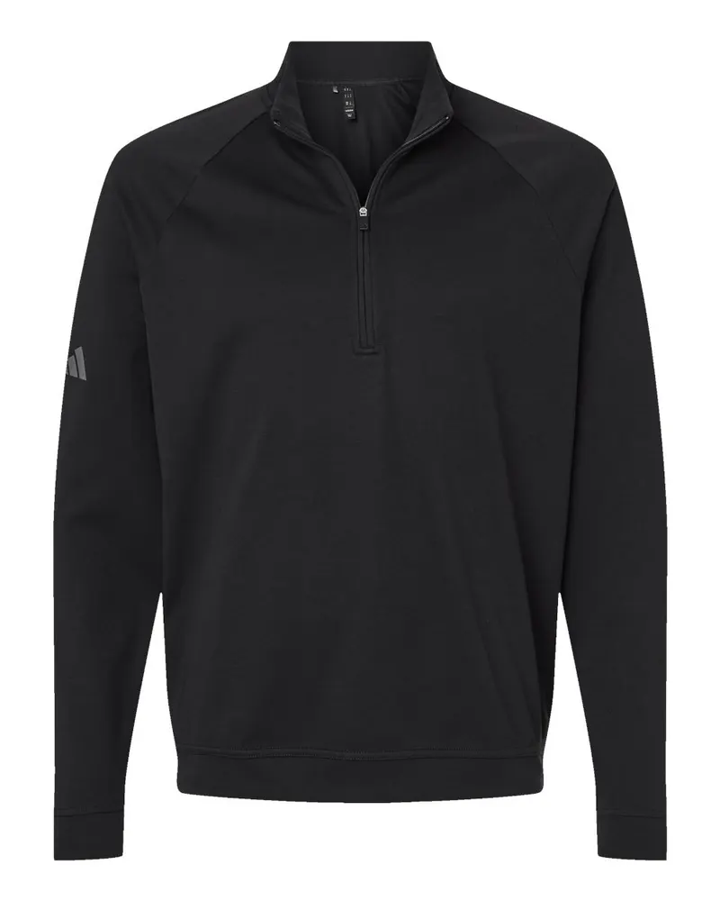 Adidas Adidas Men's Club Quarter-Zip Pullover — Black