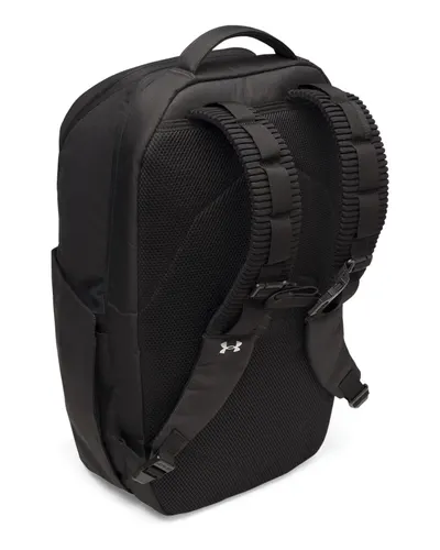 Under Armour Under Armour 32L No Weigh Team Backpack in Black/ Metallic Silver, back view