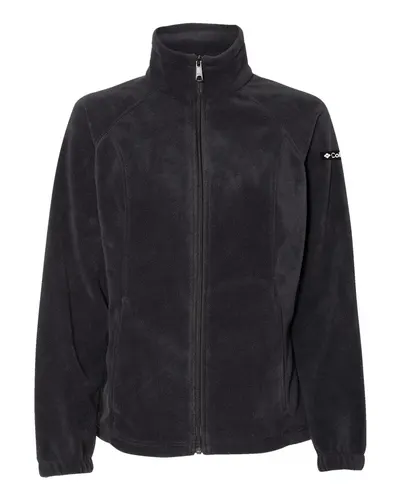 Columbia Columbia Women’s Benton Springs™ Fleece Full-Zip Jacket in Black, front view