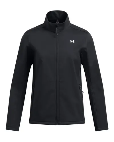 Under Armour Under Armour Women's ColdGear® Infrared Shield 2.0 Jacket in Black/ White, front view