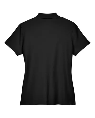Devon & Jones Devon & Jones Women's DRYTEC20™ Performance Polo in Black, back view