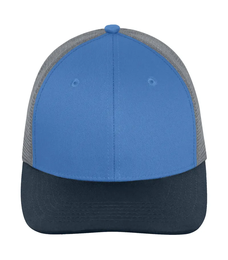 ATC™ Everyday Collection® ATC™ EVERYDAY TRI-COLOUR SNAPBACK TRUCKER CAP — Jasper Blue/Dark Navy/Grey
