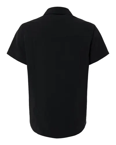 CORE365 CORE365 Women's UltraUVP Shoreline Short Sleeve Staff Shirt in Black, back view