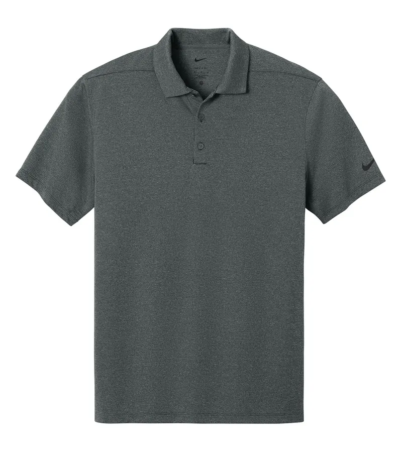 Nike NIKE Dri-FIT SMOOTH HEATHER POLO — Anthracite Heather