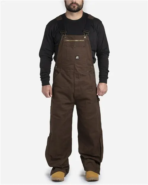 Berne Apparel Berne Apparel Men's Acre Unlined Washed Bib Overall — Bark_32