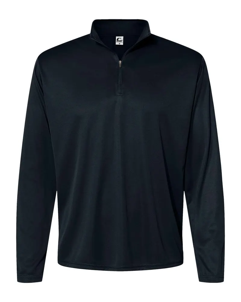 C2 Sport C2 Sport Men's Quarter-Zip Pullover — Black