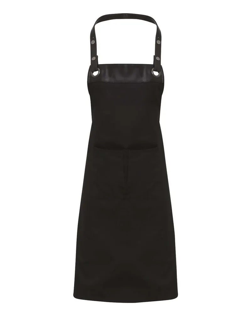 Artisan Collection by Reprime Artisan Collection by Reprime Espresso Bib Apron — Black/ Black
