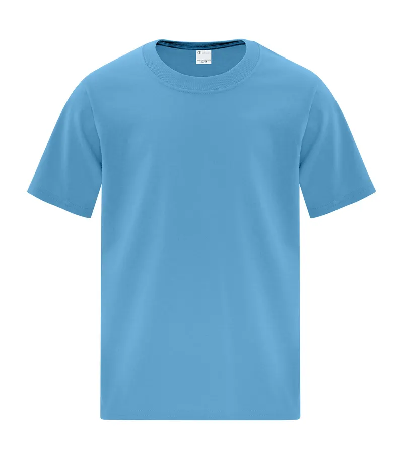 ATC™ Everyday Collection® ATC™ EVERYDAY COTTON YOUTH TEE — Aquatic Blue