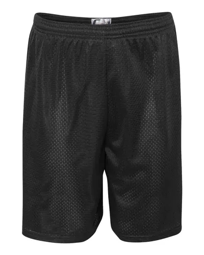 C2 Sport C2 Sport Men's Mesh 9" Shorts in Black, front view