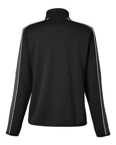 Under Armour Under Armour Women's Command 2.0 Quarter-Zip Pullover in Black/ White, back view