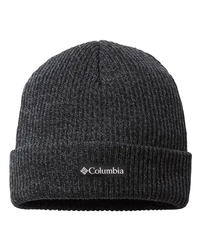 Columbia Columbia Whirlibird™ Cuffed Beanie in Black/ Graphite, front view