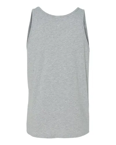 BELLA + CANVAS BELLA + CANVAS Unisex Heather CVC Tank in Athletic Heather, back view