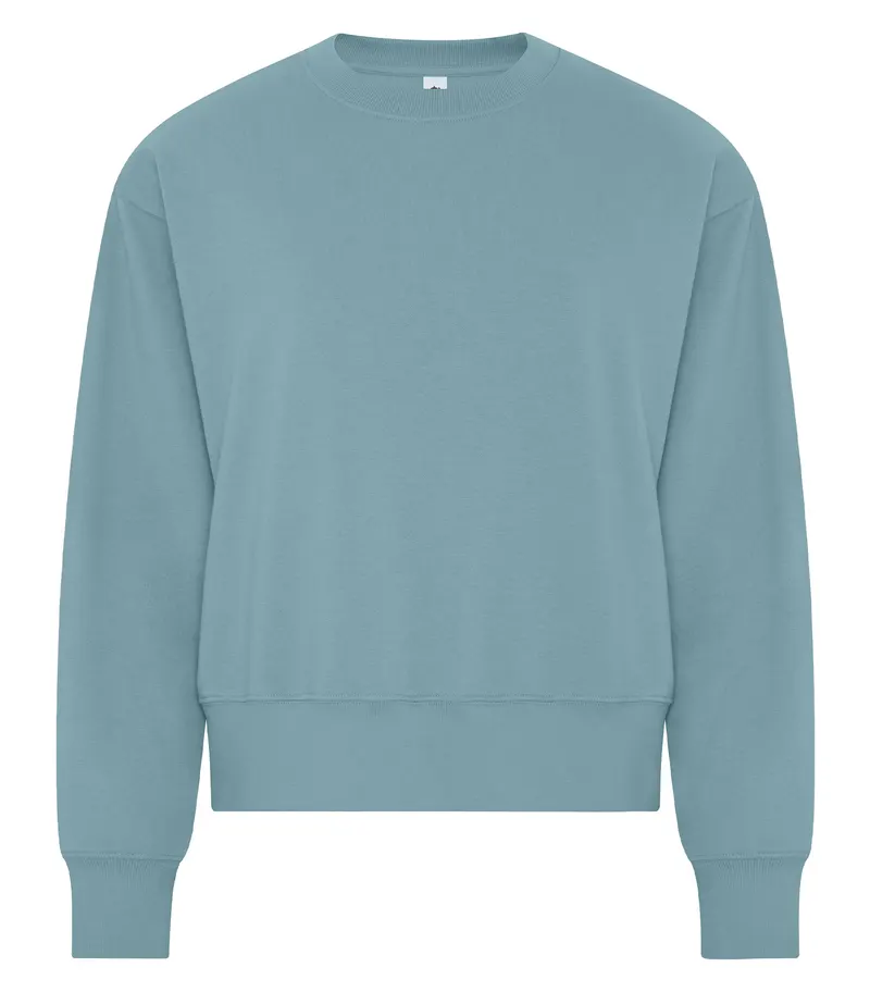 KOI® KOI® ELEMENT CFF LADIES’ CREWNECK — Blue Mist