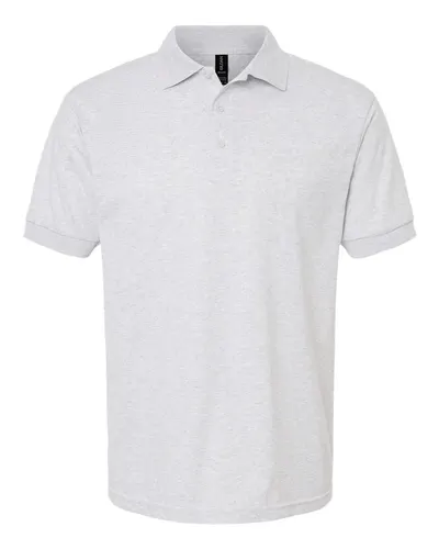 Gildan Gildan Unisex DryBlend® Polo in Ash, front view