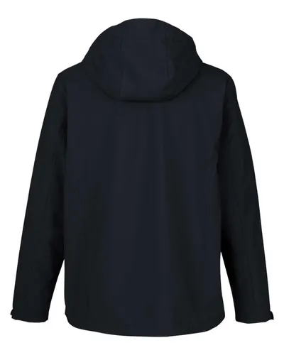 CORE365 CORE365 Men's Barrier Packable Waterproof Rain Jacket in Black, back view