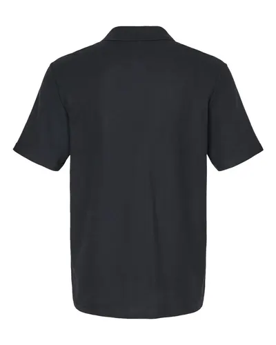 Gildan Gildan Unisex Softstyle® Pique Polo in Black, back view