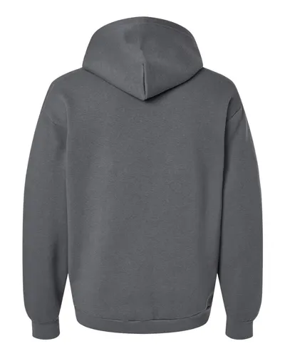 American Apparel American Apparel Unisex ReFlex Fleece Hoodie Sweatshirt in Asphalt, back view