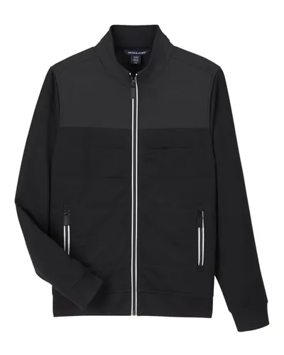 Devon & Jones Devon & Jones Men's New Classics® Club Jacket in Black, front view