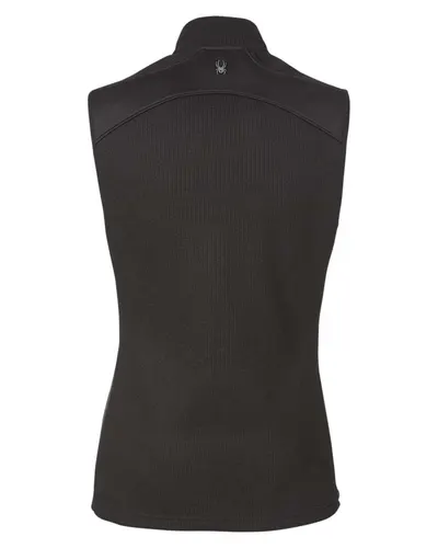 Spyder Spyder Women's Constant Canyon Vest in Black, back view