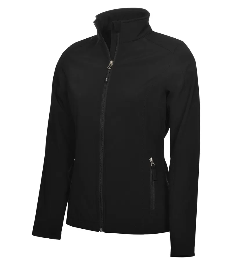 Coal Harbour® COAL HARBOUR® EVERYDAY WATER REPELLENT SOFT SHELL LADIES' JACKET — Black