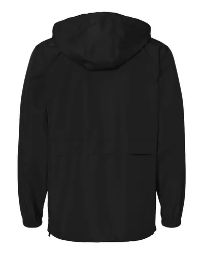 Champion Champion Unisex Full-Zip Anorak Jacket in Black, back view