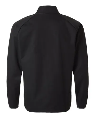 Adidas Adidas Men's Ultimate365 Wind Quarter-Zip Pullover in Black, back view